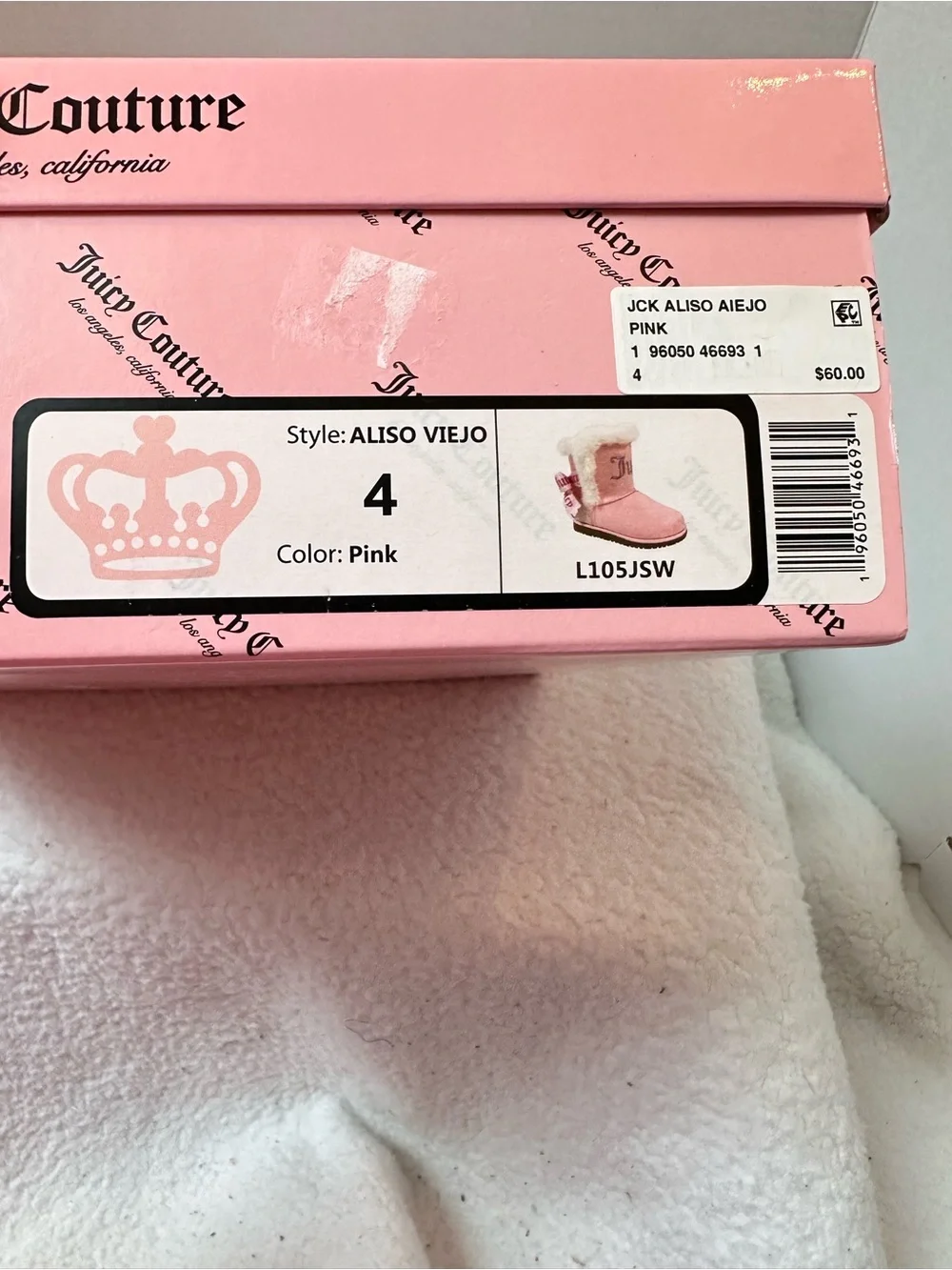 Girl’s Juicy Couture Pink Boots
